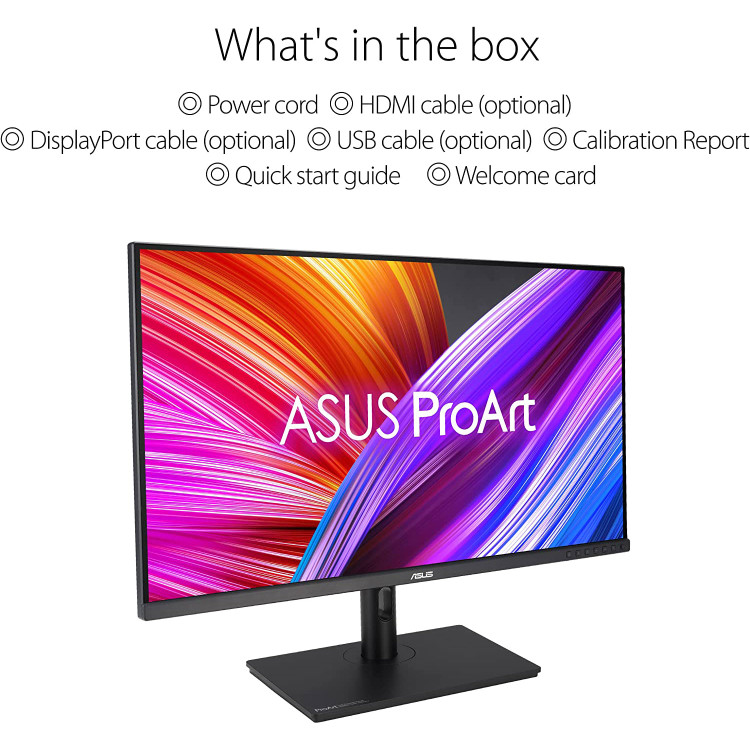 مانیتور ایسوس ProArt PA328QV سایز ۳۲ اینچ QHD IPS ۷۵ هرتز