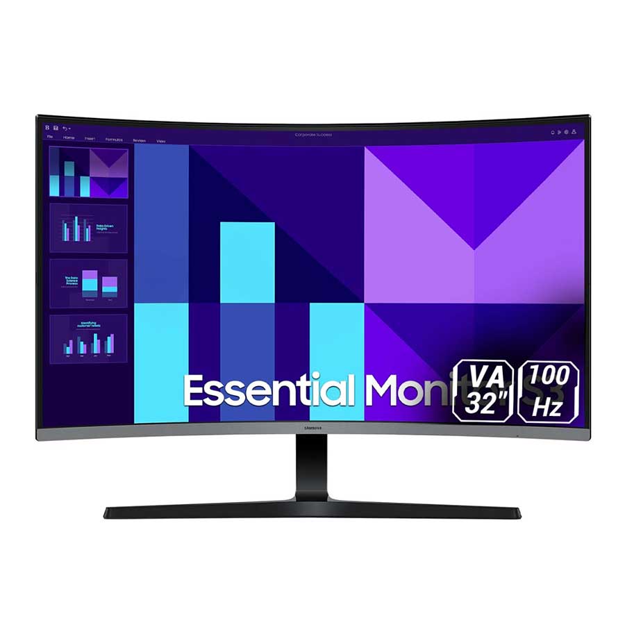 مانیتور خمیده سامسونگ مدل LS32D392GAMXUE سایز ۳۲ اینچ Full HD ۱۰۰ هرتز نمای ۲