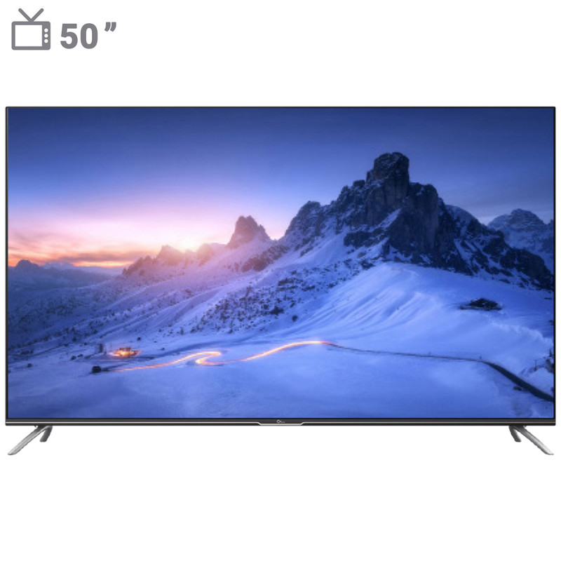 تلویزیون ال ای دی هوشمند جی پلاس مدل GTV-50MU722S سایز 50 اینچ نمای ۲