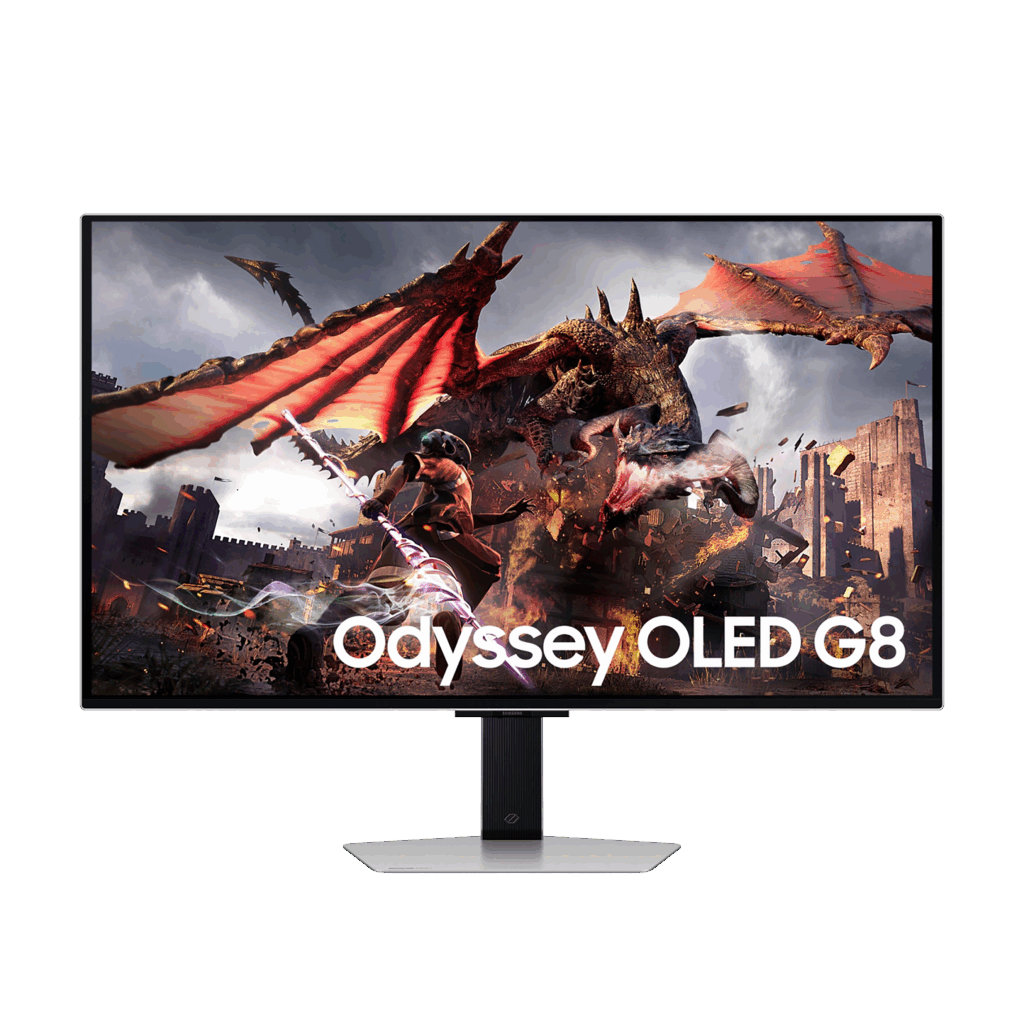 مانیتور گیمینگ سامسونگ Odyssey G8 سایز ۳۲ اینچ OLED UHD 240 هرتز