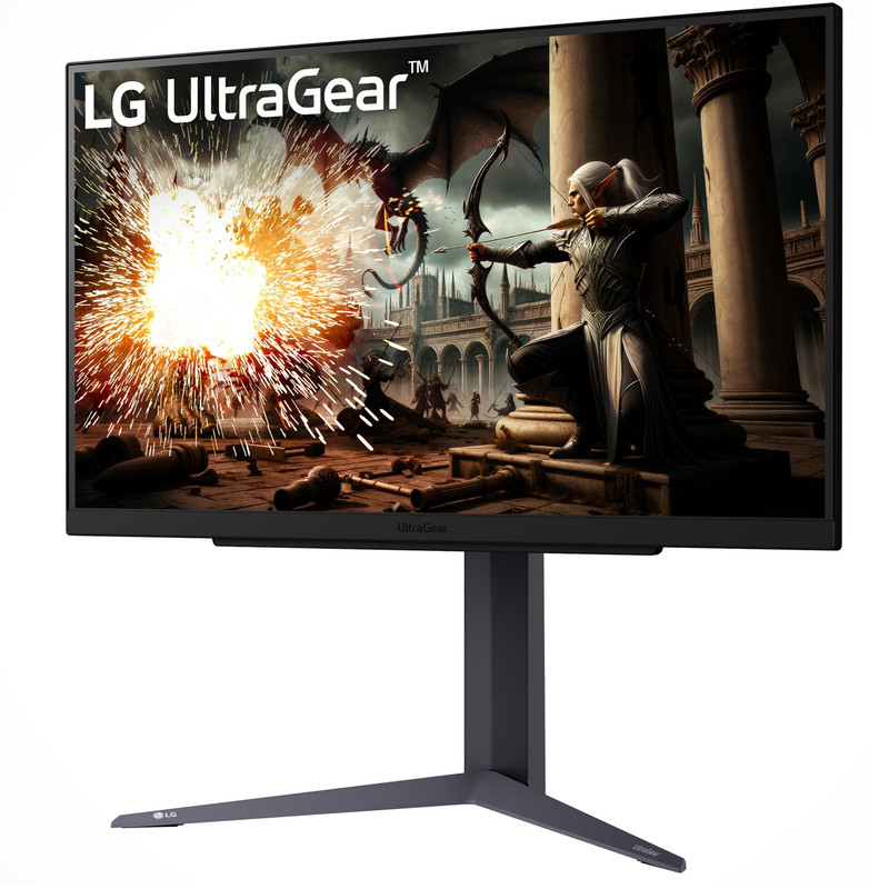 مانیتور گیمینگ 27 اینچ ال جی مدل 27GS75Q-B با وضوح QHD - 2K پنل IPS و نرخ به روزرسانی 180 هرتز نمای ۳
