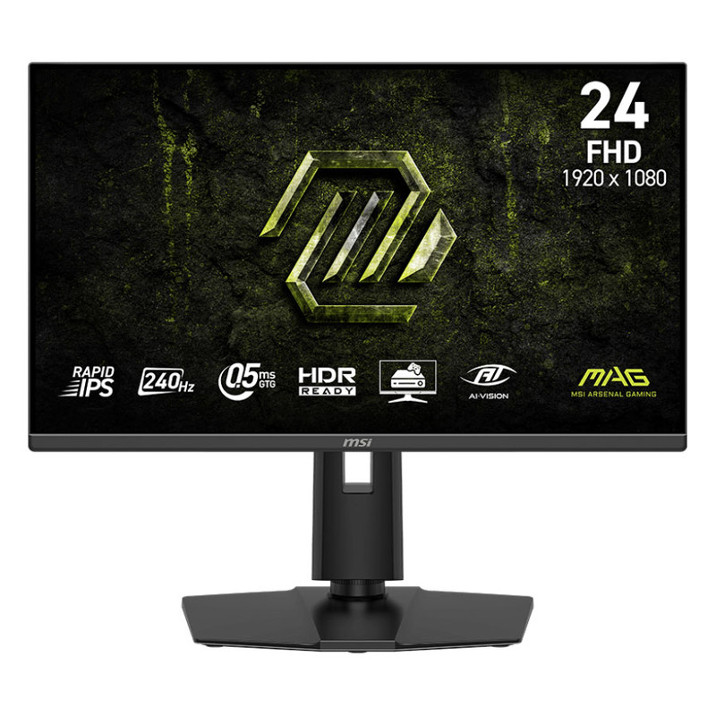 مانیتور گیمینگ 23.8 اینچ ام اس آی مدل MAG 245PF X24 با وضوح Full HD پنل Rapid IPS و نرخ به روزرسانی 240 هرتز نمای ۳