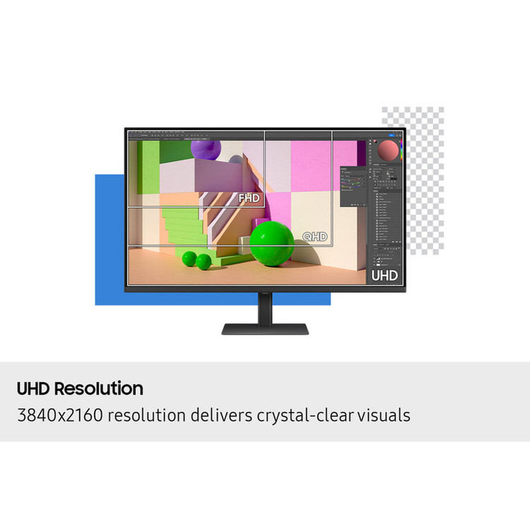 مانیتور 37 اینچ سامسونگ مدل ViewFinity S8 S8UD LS37D800UAMXUE