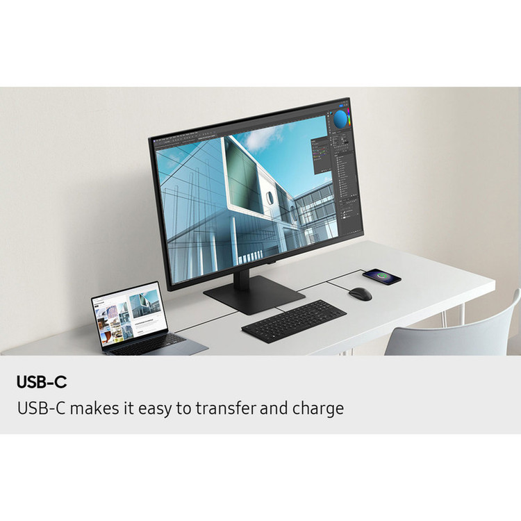 مانیتور 37 اینچ سامسونگ مدل ViewFinity S8 S8UD LS37D800UAMXUE