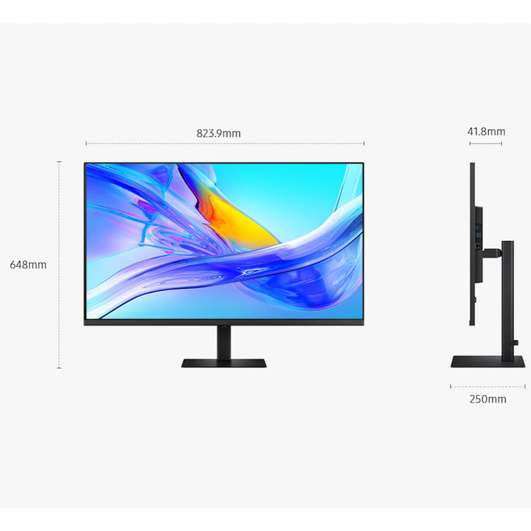 مانیتور 37 اینچ سامسونگ مدل ViewFinity S8 S8UD LS37D800UAMXUE