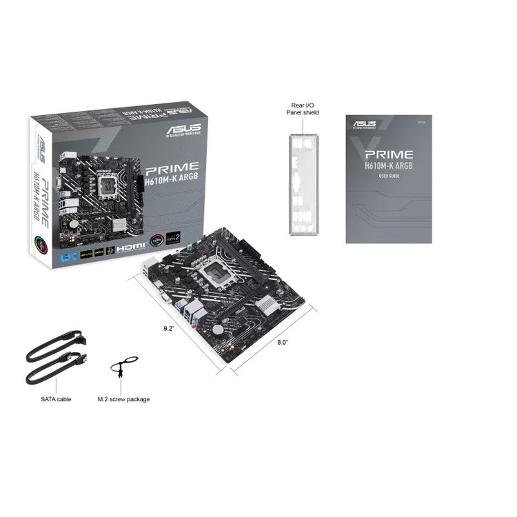مادربرد ایسوس مدل PRIME H610M-K ARGB