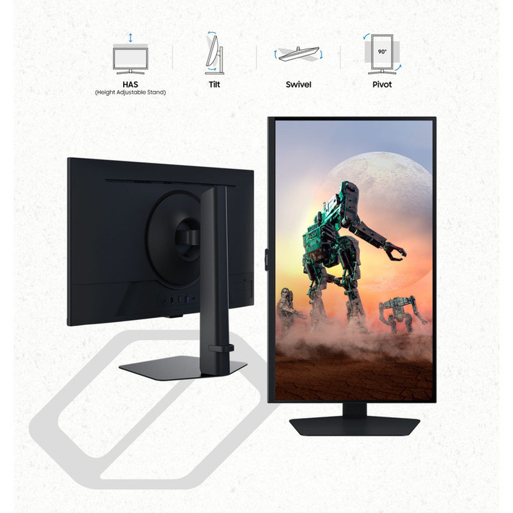 مانیتور گیمینگ 32 اینچ سامسونگ مدل LS32DG502EMXUE
