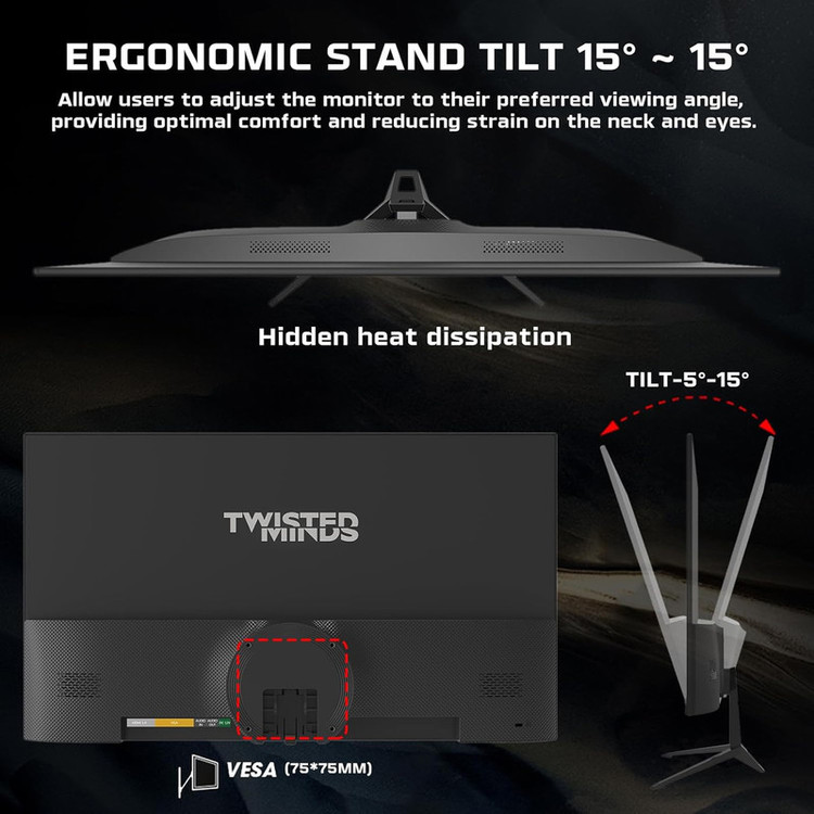 مانیتور مخصوص بازی تویستد مایندز مدل TM27FHD100IPS سایز 27 اینچ