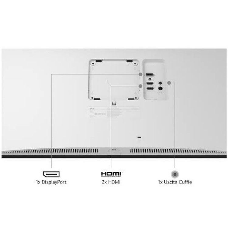 مانیتور ال جی ۲۷US550-W سایز ۲۷ اینچ UHD IPS