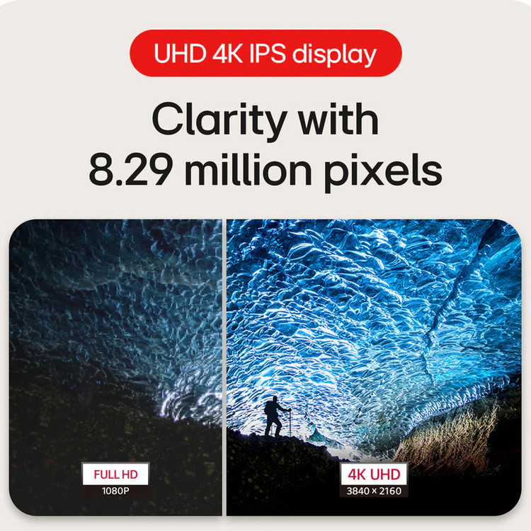 مانیتور ال جی ۲۷US550-W سایز ۲۷ اینچ UHD IPS